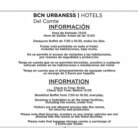 Отель Bcn Urbaness Del Comte 2*